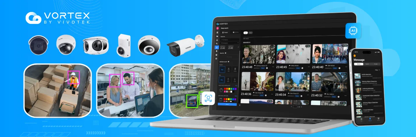 Smart Security Cameras - VORTEX Cloud Video Surveillance